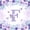 Purple White F, variant on jejeloiu Purple Flowers Monogram U Bed Sheets For Girls,Watercolor Floral Blossom King Sheets,4 Pieces