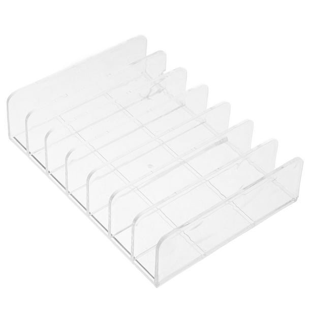 Estante de exhibición de polvo prensado multirejilla, caja de almacenamiento multiusos para sombra de ojos, 1 ud.