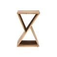 thumbnail image 5 of Linon Perkins Wood Triangle Side Table in Natural, 5 of 15