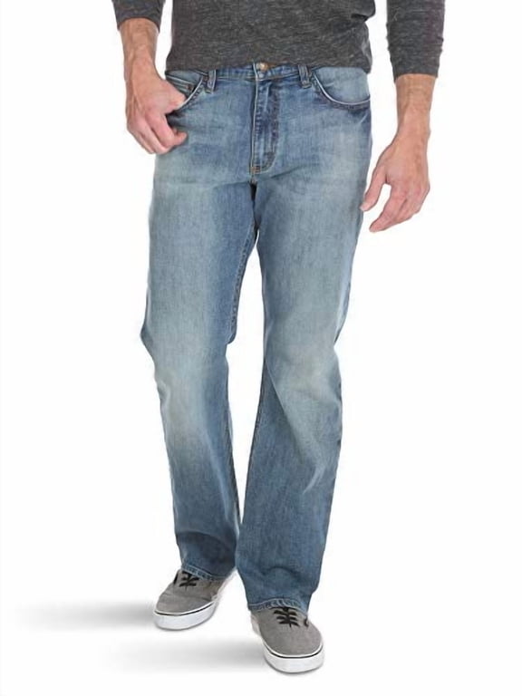 Authentics Men's Relaxed Fit Boot Cut Jean, Riptide, 36W x 32L