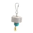 thumbnail image 1 of TUEUIO1，Bird Parrot Calcium Stone With Bell Chew Toy For Chinchilla Squirrel Hamster - Snngv, 1 of 3