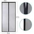 thumbnail image 3 of Mosquitera Magnética CHAO para Puerta 100x210 Negro, 3 of 5