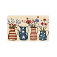 thumbnail image 6 of JML Doormat, Microfiber & Non-Slip Rubber Backing Door Mat - Rug Mats for Porch Entry Way Bathroom/Kitchen, (24"x36") - Vase with flowers, 6 of 6