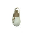 thumbnail image 2 of Women Fashion Comfort Opened Side Flats W/Mock Front Zipper., 2 of 5