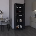 thumbnail image 2 of Kitchen Pantry 71.1" High, 4 Doors, 5 Adjustable Shelves - Black Affability H Pantry,, 2 of 4