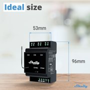 Shelly Wave Pro 3 48A 3-Channel (3x16A) Z-Wave Long Range Smart Relay with Power Measurement