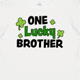 thumbnail image 4 of Inktastic One Lucky Brother with Shamrocks Boys Baby T-Shirt, 4 of 5