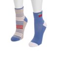 thumbnail image 4 of MUK LUKS Women's Pilates Inspire Cotton Mini Crew Socks, 2-Pack, Shoe Size 6-10, 4 of 4