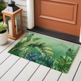 thumbnail image 6 of Rectangle Rug 2x3ft Area Rug, Tropical Plants Green Banana Leaves Area Rugs for Living Room Bedroom, Summer Jungle Floor Mat Non-Slip Non-Shedding Carpet Indoor Accent Rugs, 6 of 9