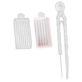 thumbnail image 1 of FashionCha 3-Piece Bead Picking Tray Sorting Box Craft Aid Bead Organizer Accessory Made of Pressure-Resistant PP for DIY Artwork Craft Studios Leisure Clear, 1 of 8