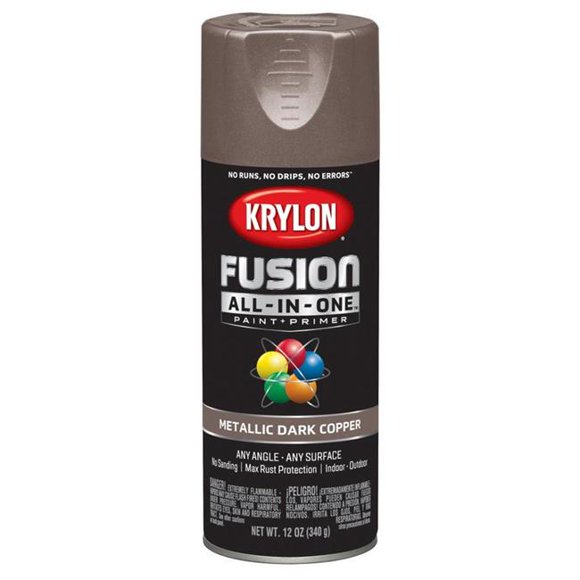 Krylon Diversified Brands 251213 12 oz Dark Copper Metallic Spray Paint