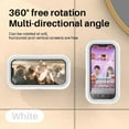 thumbnail image 4 of Soporte para Teléfono de Ducha Impermeable 360 Grados Giratorio Funda para Teléfono Soporte de Pared de Baño para iPhone 14 13 12 11 Pro Max XS XR, Max 6.8' Teléfono, 4 of 9