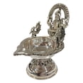 thumbnail image 5 of 925 Sterling Silver Hallmarked Antique Style Lakshmi / Kamakshi Solid Diya -#04, 5 of 9