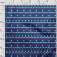 thumbnail image 2 of oneOone Tissu Lycra Polyester Tissu Imprimé Chevron Ikat 1 Yard 56 Inch Wide, 2 of 4