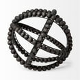 thumbnail image 3 of Mercana Earnhardt II Decorative Metal and Wood Bead Decorative Orb, 3 of 8
