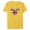 Yellow, variant on Mickey Mouse Christmas Holiday Plaid for Padre - Short Sleeve Blended T-Shirt for Adults - Customized-Black