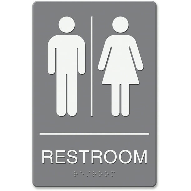 Headlines Outdoor Plastic Restroom Signs