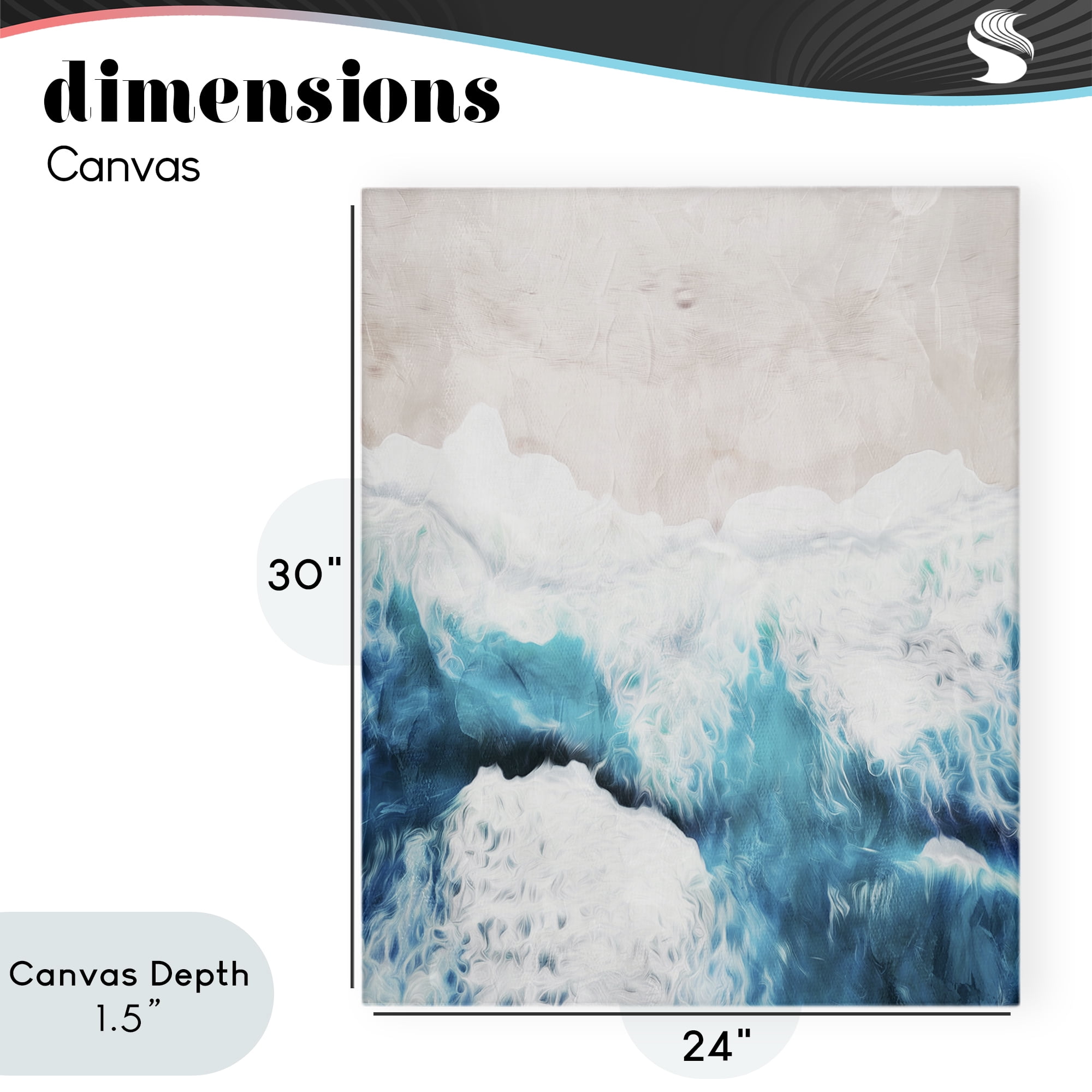 Stupell Industries On The Beach Aerial Canvas Wall Art, design by Milli Villa