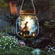 thumbnail image 5 of Botella de los deseos para decoración exterior | Adorno colgante para ventana | Decoración de vidrio psicodélico para jardín, balcón, patio y terraza, 5 of 5