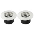 thumbnail image 1 of 2PCS Round ABS Vent Covers for Home: Easy Install, Clean & Versatile Airflow!, 1 of 12