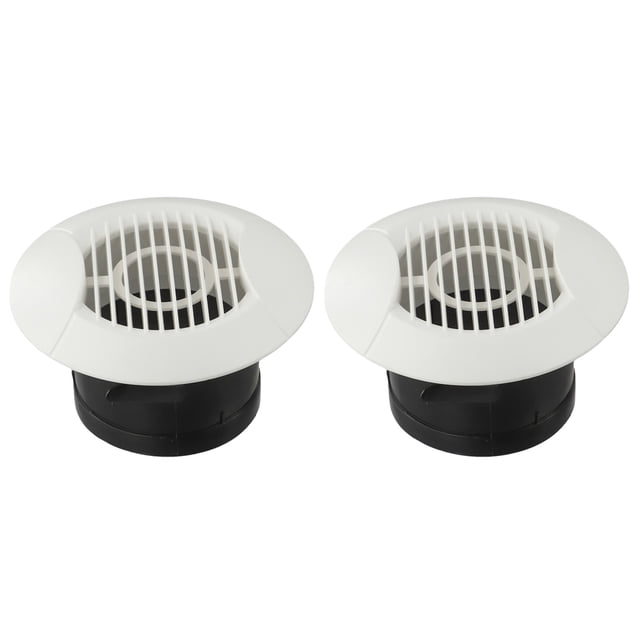 2PCS Round ABS Vent Covers for Home: Easy Install, Clean & Versatile Airflow!