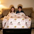 thumbnail image 1 of Manta polar estampada de Halloween – Manta suave de franela para sofá, sillón, dormitorio, oficina, manta decorativa acogedora para la siesta, cálida decoración para el hogar en todas las estaciones, 1 of 7