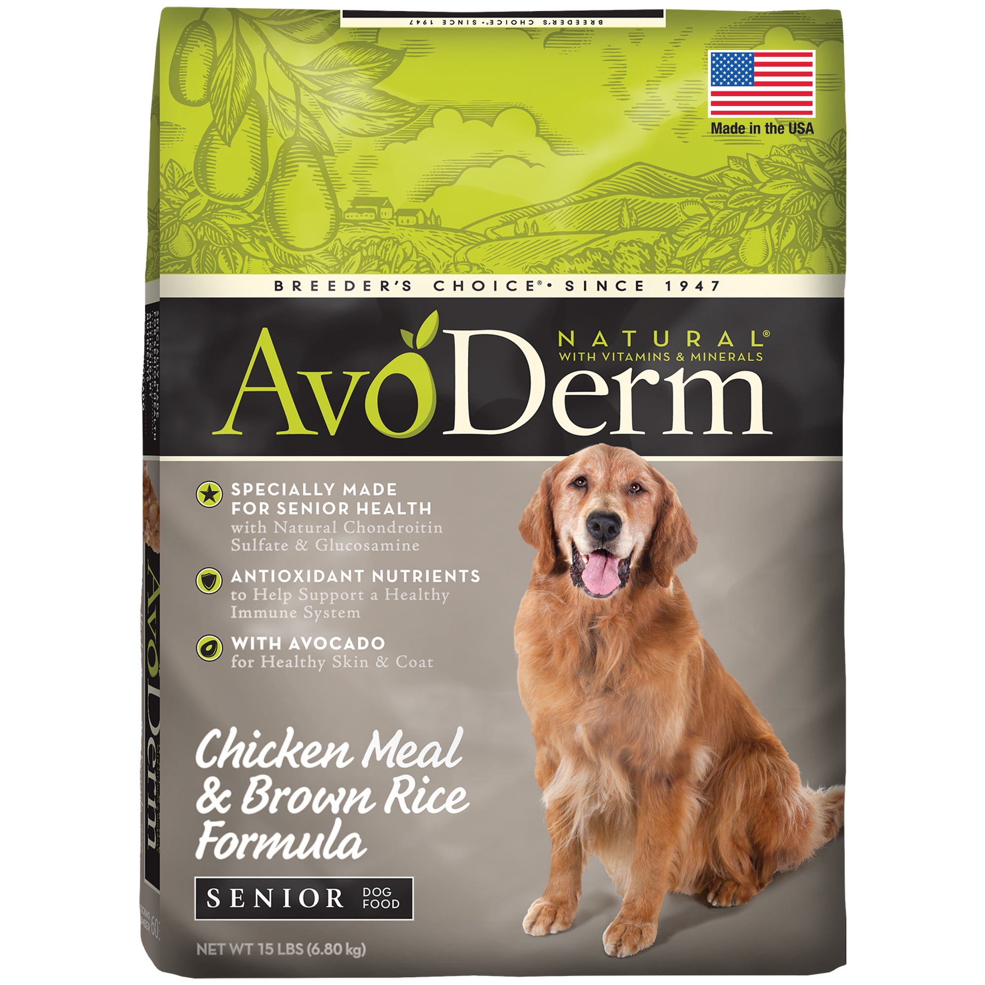 avoderm senior dog food