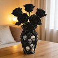 thumbnail image 4 of Gothic Skeleton Resin Vase - Unique Skeleton Flower Stand, Suitable for Fresh and Dried Flowers, Desktop Decoration, Gothic Style Enthusiasts, Weird Garden Decoration, 4 of 7
