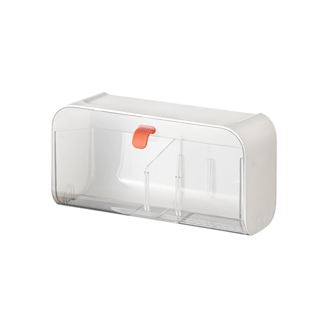 Caja de Almacenamiento de Plástico Caja de Almacenamiento de Partición Montada en la Pared de la Cocina de Plástico para la Cocina