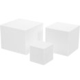 thumbnail image 4 of Photography Cube Prop Foam Geometry Cubes Studio Photography White 8cm Photo Shoot Prop 3Pcs, 4 of 4