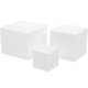 thumbnail image 4 of Photography Cube Prop Foam Geometry Cubes Studio Photography White 8cm Photo Shoot Prop 3Pcs, 4 of 5