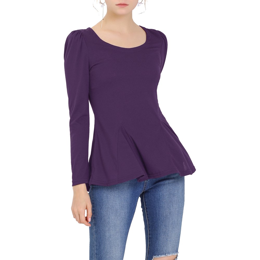 leopard peplum blouse
