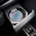 thumbnail image 3 of RYLABLUE Grey and Aqua Green Mandala Gradient Pattern Set of 6 Car Coaster for Drinks, Absorbent Ceramic Stone Coasters Cup Mat with Cork Base for Home Kitchen Room Coffee Table Bar Decor, 3 of 5