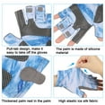 thumbnail image 4 of Uxcell Fishing Gloves Breathable Fingerless Fishing Sun Protection Gloves for Men and Women, Light Blue (M Size), 4 of 6