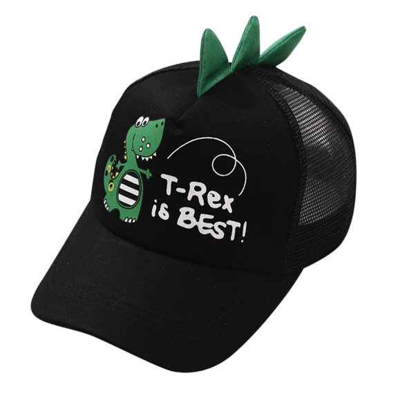 Beugl Visor Hats Clearance, Kids Baby Boys Girls Dinosaur Embroidered Cap Fashion Baseball Cap Peaked Hat Baseball Cap Women Sun Hats for Women Black One Size
