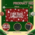 thumbnail image 3 of Christmas Door Mat Outdoor, Christmas Decorations for Home Non-Slip Merry Christmas Doormat Low Profile Winter Rug Red Welcome Mat Indoor Outdoor Holiday Xmas Decor 17 x 30 Inch, 3 of 6