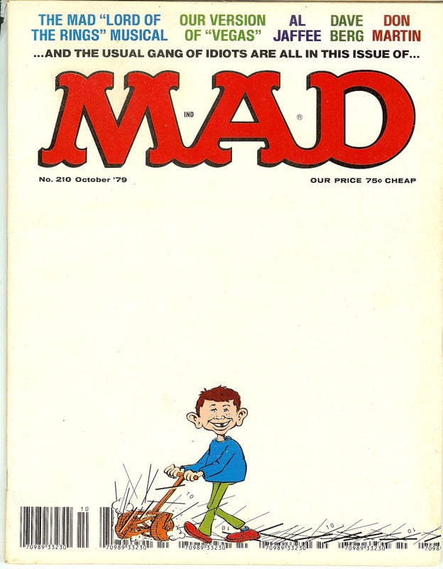 MAD Magazine #210 Oct 1979