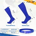 thumbnail image 5 of SUOSDEY Youth Baseball Socks and Belt Combo for Adult,Elastic Softball Belt and Socks for 7-16 Years Old and Adult Supplies, 5 of 7