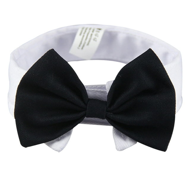 Corbata de lazo para perro, collar de esmoquin ajustable, pajarita para disfraz de mascota, adecuada para perros y gatos MFZFUKR CPB-US-YY389-3