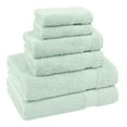 thumbnail image 2 of Cotton Paradise 100% Cotton 6 Piece Towel Set, Soft Absorbent Quick Dry Towels for Bathroom, Mint, 2 of 7
