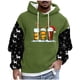 thumbnail image 2 of Sudadera con capucha para hombre, estilo casual, con cuello redondo, estampado, manga larga, blusa de poliéster, 2 of 5