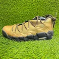 thumbnail image 3 of Ni-k-e Air More Money Mens Size 9.5 Metallic Gold Black Athletic Shoes Sneakers, 3 of 6