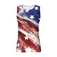 thumbnail image 2 of Hombres de Impresión Casual Suéter Cuello Redondo Deportes Tanque Blusa, 2 of 4