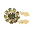 thumbnail image 4 of TISHITA Decorative Rhinestone Button Cover DIY Decoration Clip on for Dress Suit Hat, 4 of 8