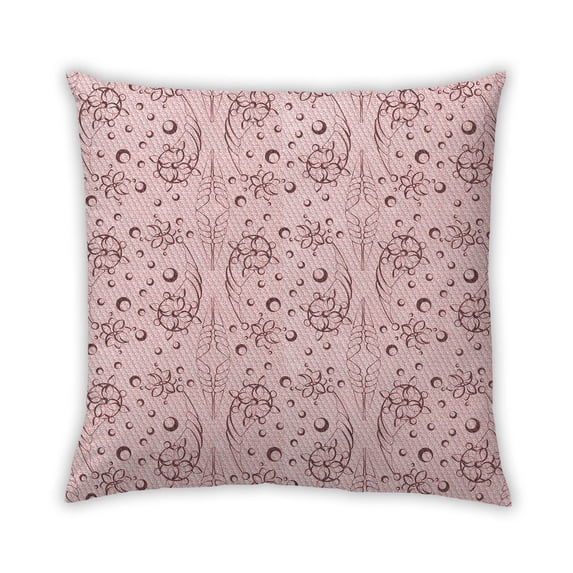 Ahgly Company Outdoor Square Contemporary Throw Pillow, 18 inch by 18 inch