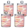 thumbnail image 7 of Ryvnso 2 Pack Qtip Holder Organizer Beautiful Flowers Bathroom Cotton Swabs Cans Storage Canister, 7 of 7