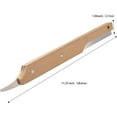 thumbnail image 4 of Coconut Opener Tool with Wooden Handle Stainless Steel Knife Opener Double Ended Coconut Cutter Kitchen Gadget Tools, 4 of 6
