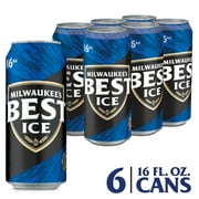 Milwaukee's Best Ice American Lager, 5.9% ABV, 6-pack, 16oz beer cans
