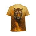 thumbnail image 2 of LAOLIUSN Funny Tiger Printed T-Shirt Animal Graphic Tee Shirt，S-4XL, 2 of 7