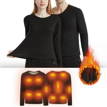 

JNGSA Unise Intelligent Electric Charging And Velvet Thickened Warm Keeping Suit In Winter Thermal Underwear Tops Clearance